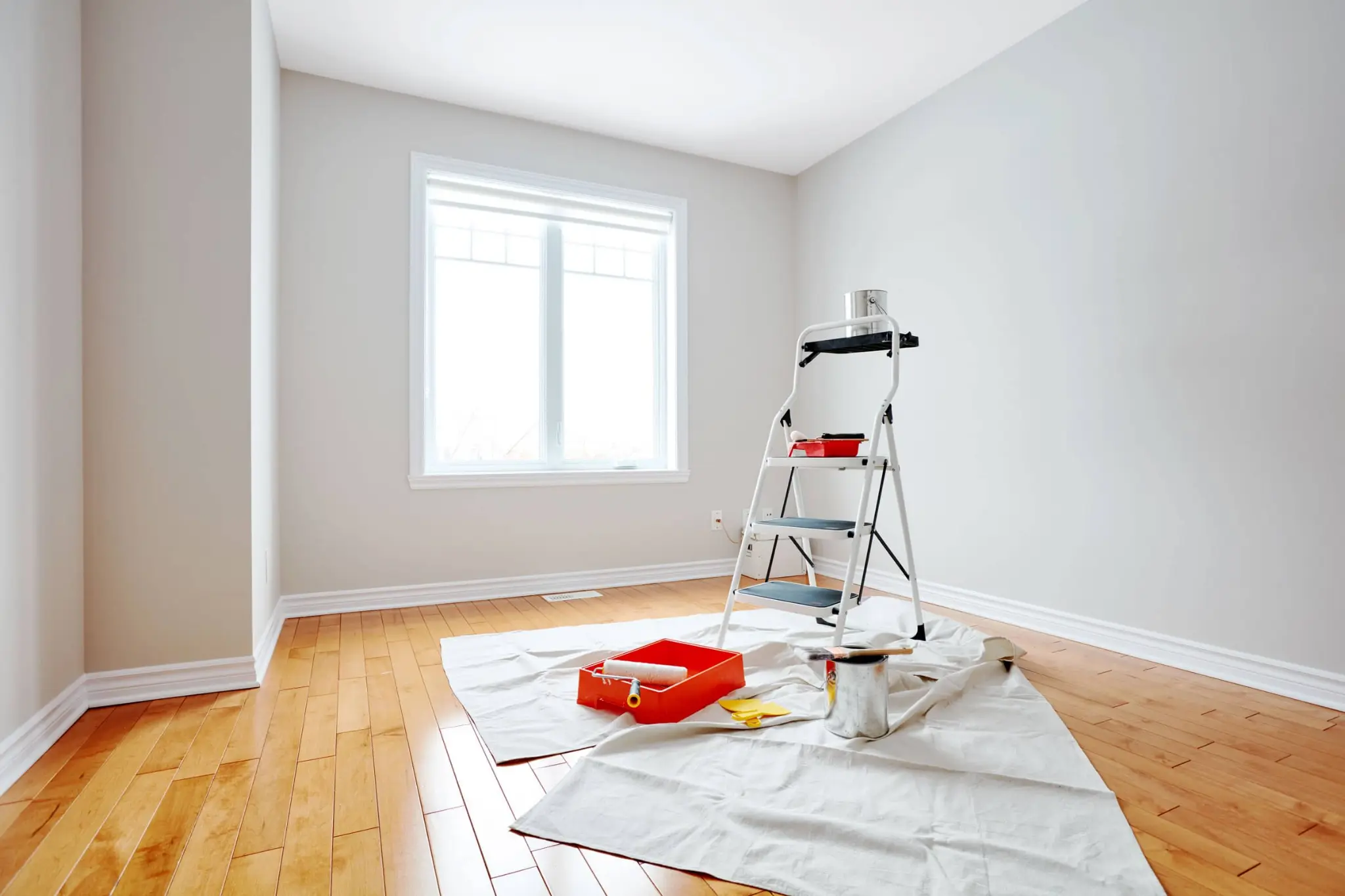 Professional interior painting service showing quality workmanship